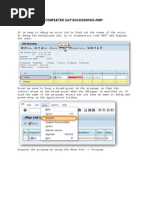 How To Debug A Completed SAP Background Job