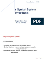 Physical Symbol System Hypothesis Presentation