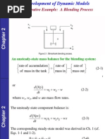 Illustrative Example: A Blending Process: An Unsteady-State Mass Balance For The Blending System