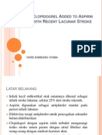 Aspirin dan Clopidogrel untuk Stroke Lakunar