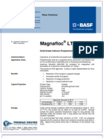 Chemicals Zetag DATA Powder Magnafloc LT 22 S - 0410