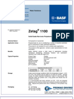 Chemicals Zetag DATA Powder Zetag 1100 - 1110