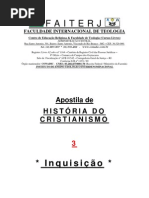 03 - HISTóRIA DO CRISTIANISMO 2 - Inquisição