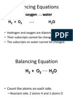 Balancing Equations