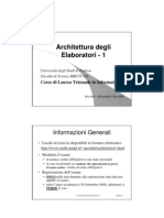 Architettura Degli Elaboratori