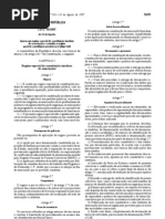 Aprova um regime especial de constituição imediata de associações e