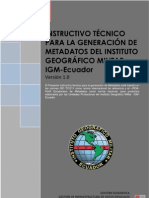 Instructivo Metadatos Igm