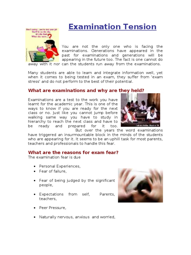 Overcoming Exam Tension Strategies | PDF | Wellness