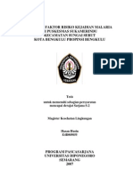 Download Analisis Faktor Risiko Kejadian Malaria Di Puskesmas Sukamerindu by Arrizal Numero Uno SN136036840 doc pdf