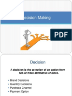 Decision Making, CBMC, Consumer Behaviour in Decision Making