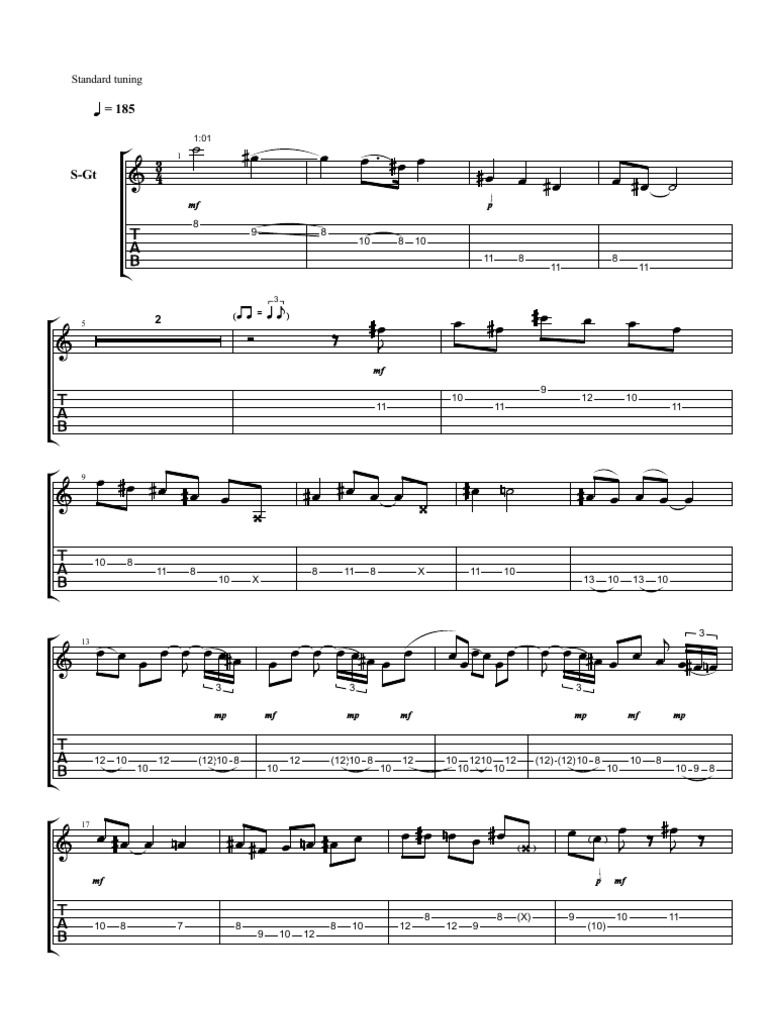 Afro Blue Bass Tab and Backing Track | PDF