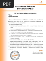 2013 1 CST Gestao RH 1 Empreendedorismo