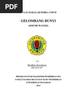 Download MAKALAH GELOMBANG BUNYI by Mardhica S SN136043450 doc pdf