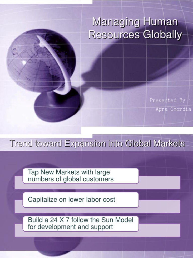 Global HR Management Strategies | PDF | Human Resource Management ...