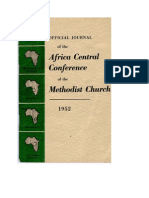 Africa Central Conference of the Methodist Church 1952