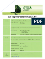 Scholarship Announcement AIT