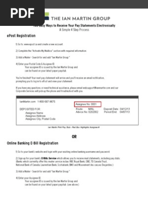 E-Pay Statements