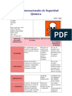 Fichas Internacionales de Seguridad Química