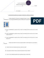 Teste Matemática 9º