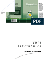 Libro: "Voto Electrónico. Los Riesgos de Una Ilusión"