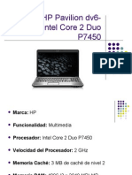 Portátil HP Pavilion Dv6-1090es Intel Core 2 Duo