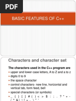 Basic Features of C