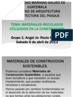 Materiales Reciclados en La Construccion