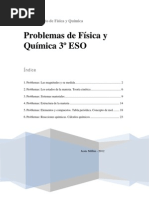 Problemas de Fisica y Quimica 3º Eso