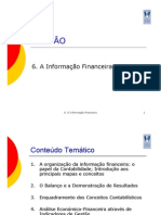 GESTAO 6 Informacao Financeira