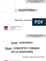 CLASE-Origen y Concepto de Auditoria