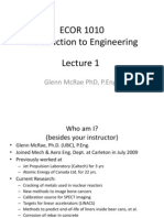 Lecture 1 - Course Intro & Design Project 2012