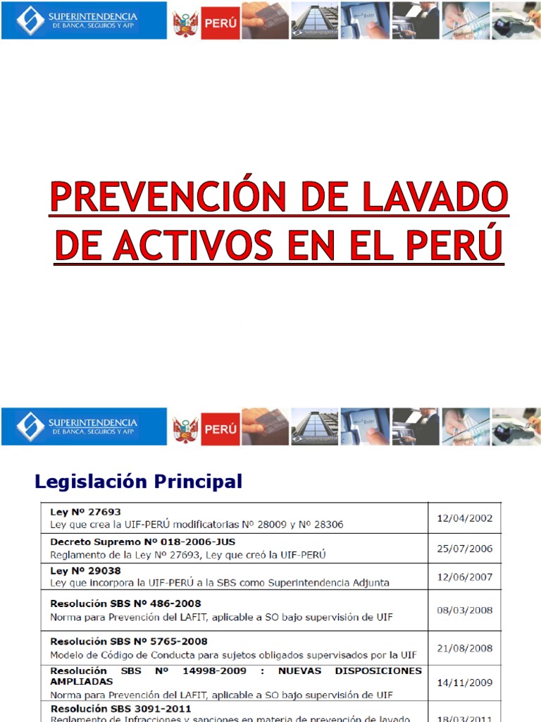 Prevencion Del Lavado de Activos | PDF | Lavado de dinero | Bancos
