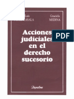 Acciones judiciales en derecho sucesorio