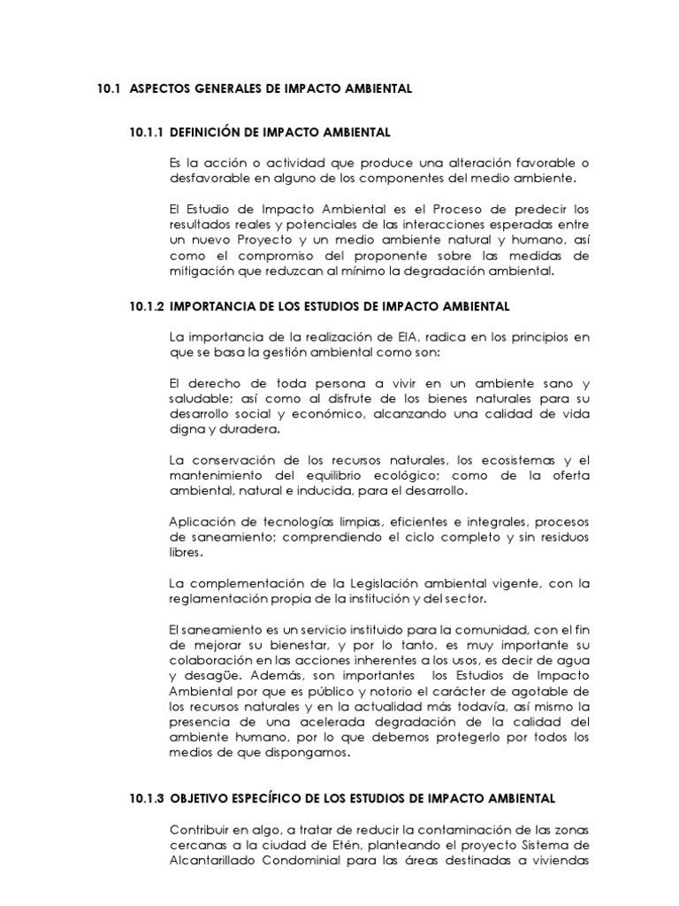 Tesis-Impacto Ambiental | PDF | Evaluación de impacto ambiental ...