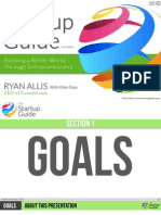 The Startup Guide - Section 1: Goals