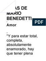 Citas de Mario Benedetti