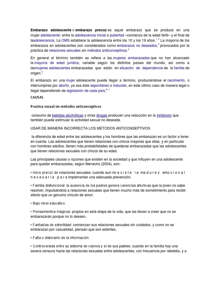 Embarazo Adolescente 1