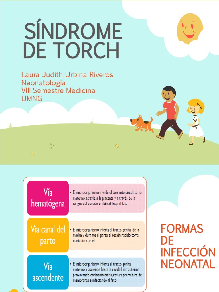 Síndrome de TORCH Infecciones neonatales por Toxoplasmosis, Rubéola, Citomegalovirus y