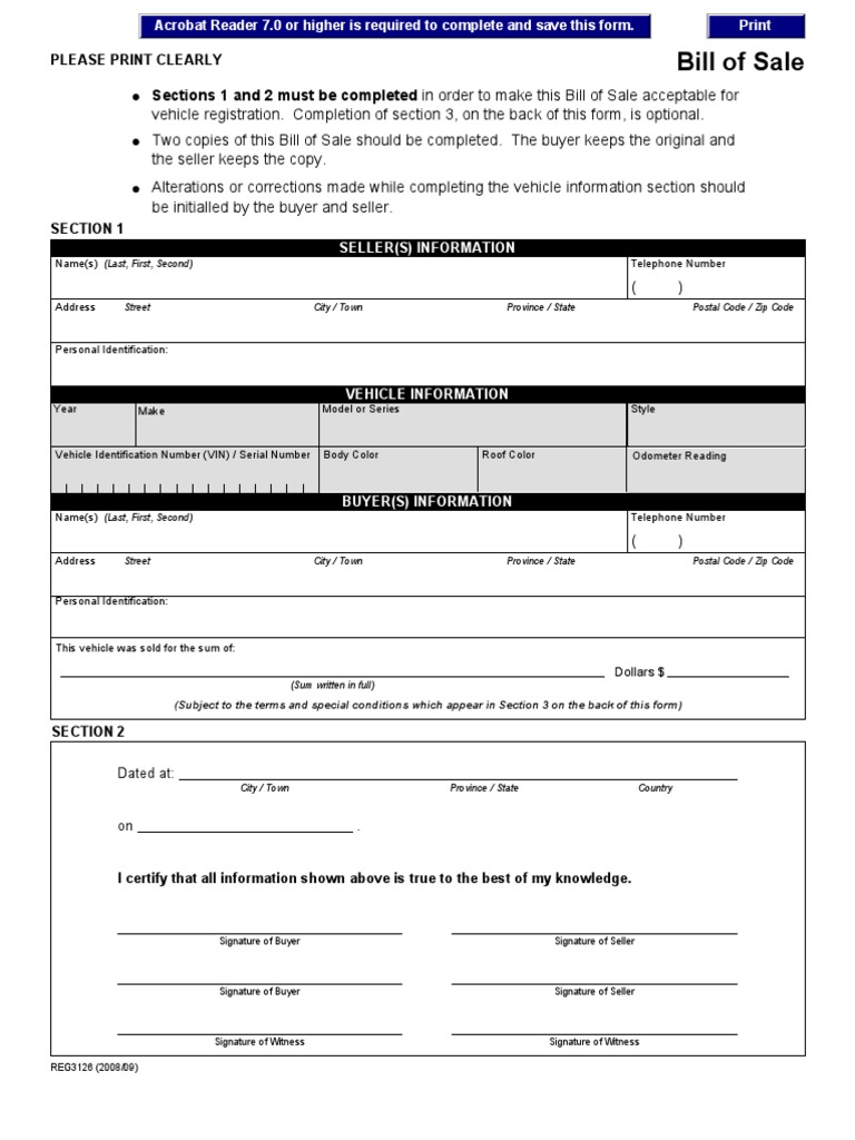 Alberta bill of sale pdf fillable