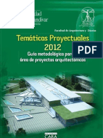 Tematicas Proyectuales 2012 PDF