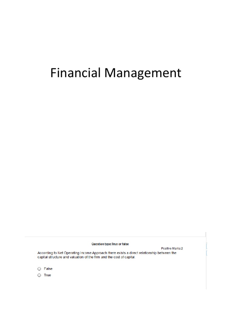 Effective Financial Management Strategies | PDF | Finance & Money ...