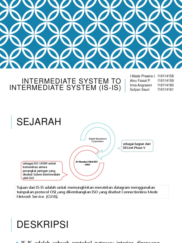 Protokol IS-IS dalam Jaringan | PDF | Metode & Bahan Ajar