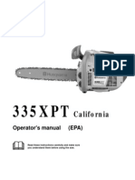 Husqvarna 335xpt 45cc Owners PDF