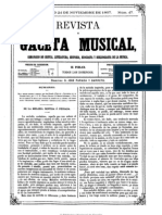 Revista Gaceta y Musica 1867