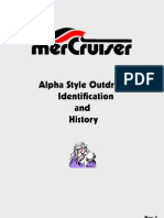 Mercruiser Alpha ID and History