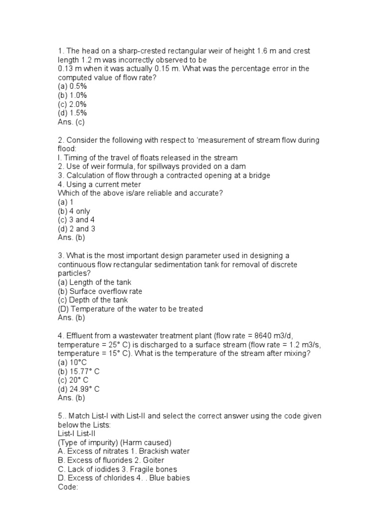 Collection of Objective Type Questions With Answers | PDF