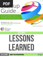 Download The Startup Guide - Section 8 Lessons Learned by Ryan Allis SN136195527 doc pdf