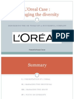 Loreal Case Study Managing the Diversity Describing the Ob Tools of a Successful Company 120304085031332 2