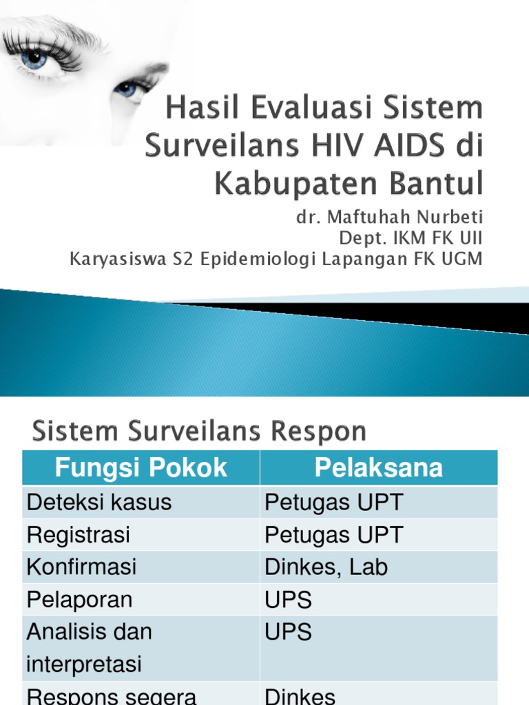 Hasil Evaluasi Sistem Surveilans HIV AIDS Di Kabupaten Bantul | PDF ...