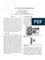 A Machine Vision System For Inspecting Bearings